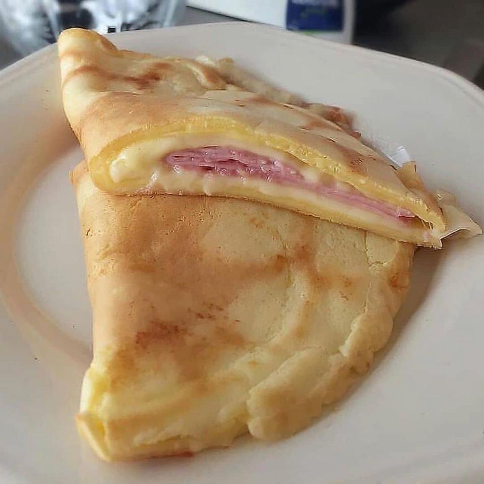 Crepioca de Presunto e Queijo