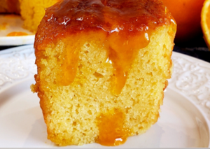 Bolo de Laranja com Calda