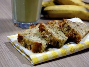 Bolo de Banana com Aveia