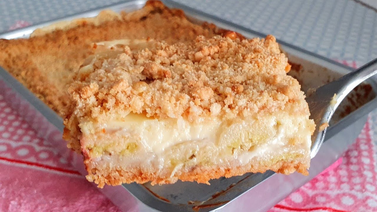 TORTA DE BANANA CREMOSA