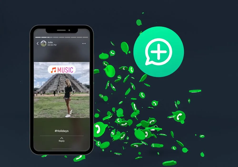 Aplicativo para colocar música no status do WhatsApp