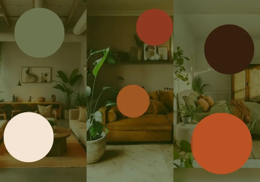 Decoração com tons terrosos para 2025